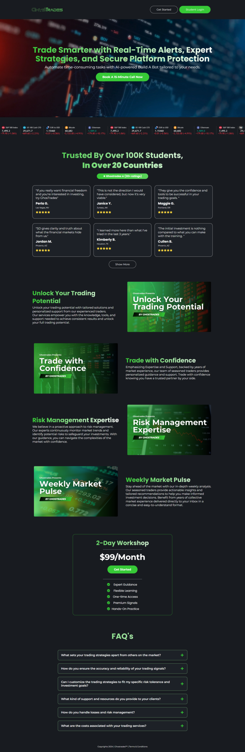 GhosTrades Platform Setup