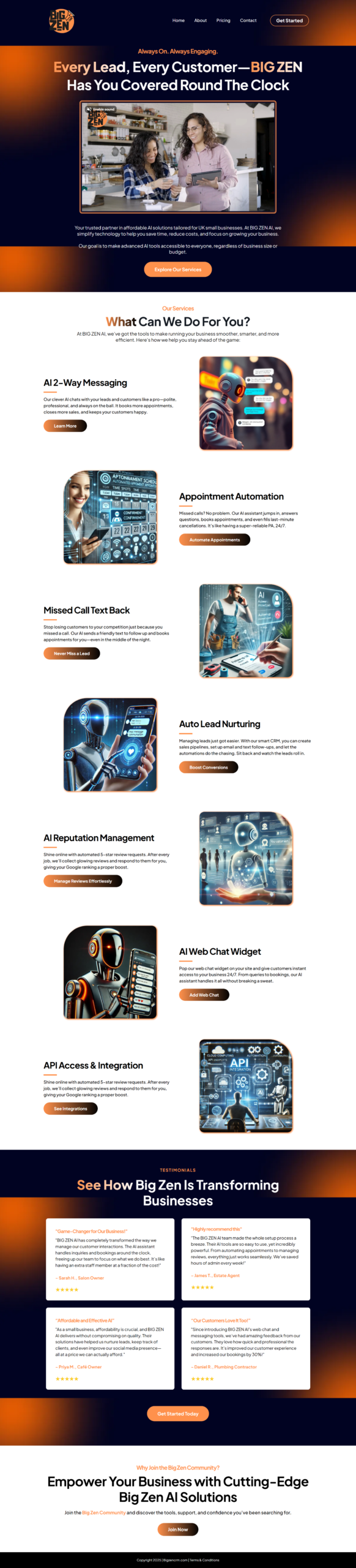 BigZen CRM Platform