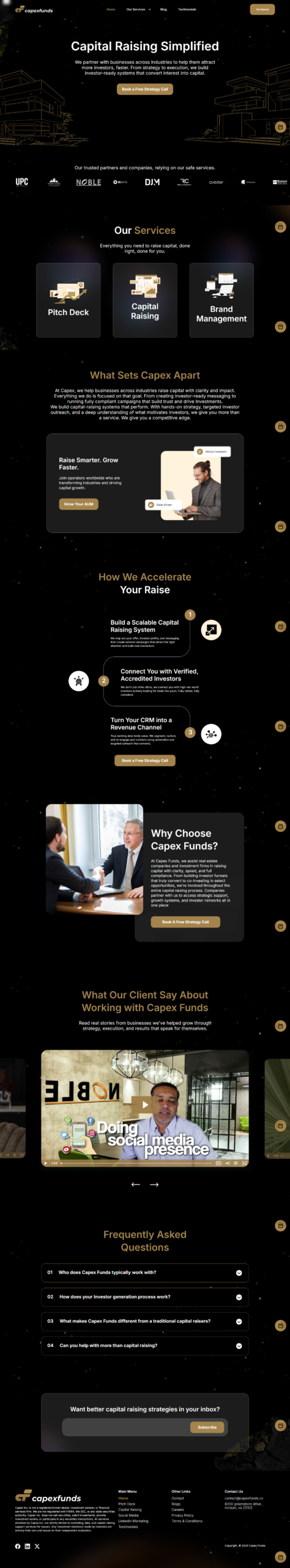 Capex Funds Website