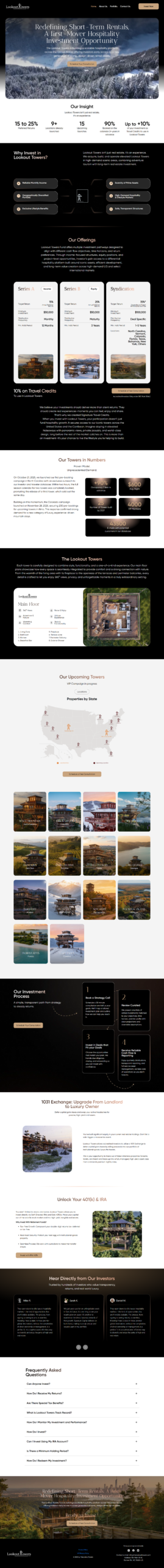 The Lookout Towers Fund Website